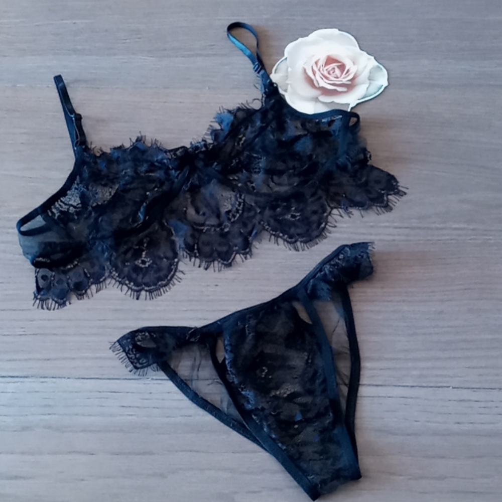 Lace Bralette & Panty Set